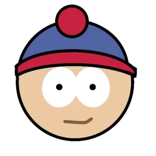 🌟 Stan Marsh South Park カートゥーン, サウスパーク, スタン・マーシュ, キャラクター, アニメ, コメディ・セントラル telegram sticker