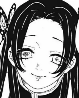 💕 Kanae Kocho Demon Slayer Anime, Manga, Demon Slayer, Kanae Kocho, Schmetterling, Lächeln telegram sticker