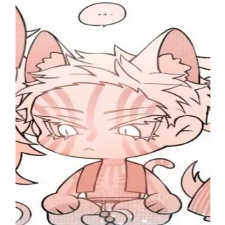 😕 кот, аниме, милый, животное, каваи, манга telegram sticker