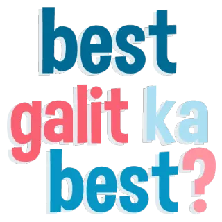 😢 best
galit ka
best? Filipino, Tagalo, pregunta, enojado, pegatina, mejor telegram sticker