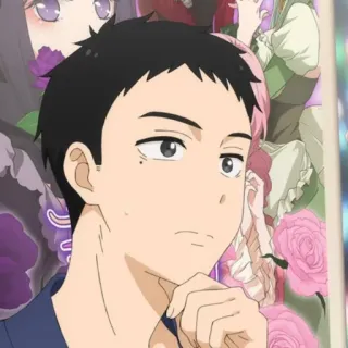 🤔 Anime, Charakter, Manga, Porträt, Mann telegram sticker