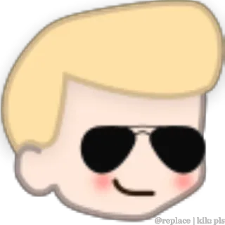 😎 @replace | kik:pls Emoji, Avatar, Occhiali da sole telegram sticker