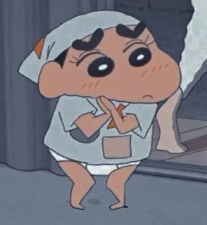 🍠 Shin-chan Crayon Shin-chan Anime, Kartun, Karakter, Lucu, Imut telegram sticker