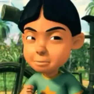 😠 Upin Upin & Ipin Dessin animé, Personnage, Animation, Upin & Ipin whatsapp sticker
