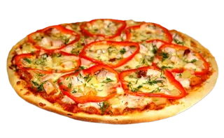 🍗 pizza, comida, italiano, plato, pimiento telegram sticker