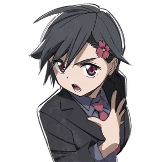 🤬 Anime, Manga, Personaje, Traje, Flor, Chico, Persona telegram sticker