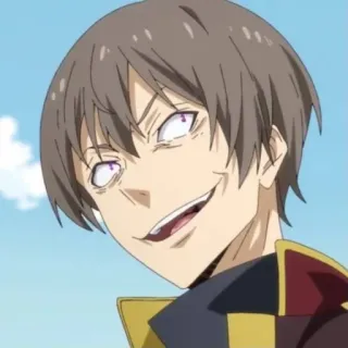 😈 Animé, Manga, Personnage, Sourire narquois telegram sticker