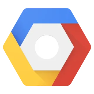 🔵 Google Cloud, Logo, Cloud Computing, Technologia, GCP telegram sticker