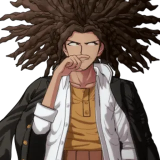 😊 Yasuhiro Hagakure Danganronpa Anime, Personaggio, Yasuhiro Hagakure, Danganronpa telegram sticker