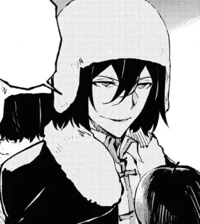 🐁 Fyodor Dostoevsky Bungou Stray Dogs Anime, Manga, Personage, Schurk, Fjodor Dostojevski, Bungou Stray Dogs telegram sticker
