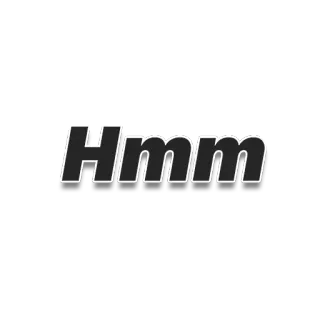 🤔 Hmm hmm, thinking, question, doubt, expression, word, phrase telegram sticker