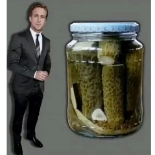🥒 Ryan Gosling telegram sticker
