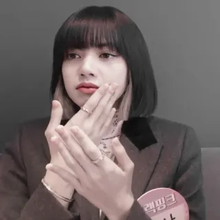 🐙 Lisa Blackpink 랙핑크 Lisa, Blackpink, Kpop, Singer, Woman, Girl telegram sticker