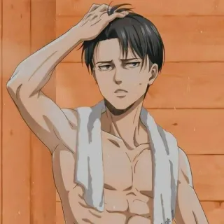 🌟 Levi Ackerman Attack on Titan anime, character, levi, levi ackerman, attack on titan telegram sticker
