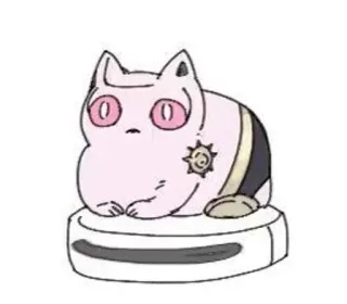 🌟 кот, джоджо, невероятные, приключения, убийца, королева telegram sticker