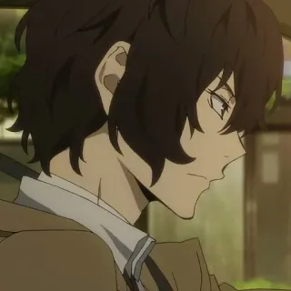 ✨ Osamu Dazai Bungou Stray Dogs Anime, Osamu Dazai, Bungou Stray Dogs, Charakter, Manga whatsapp sticker