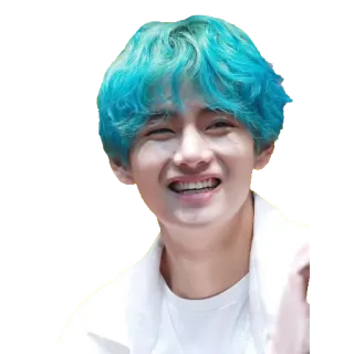 😁 V V, BTS, K-Pop, Sänger, Promi telegram sticker