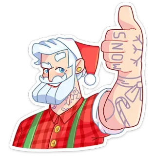 Санта (@TgSticker) telegram stickers