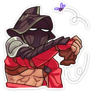 😍 guerrero, gladiador, armadura, músculo, lucha, batalla telegram sticker