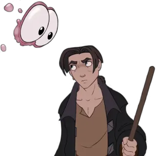 👁 Jim Hawkins Treasure Planet Disney, animazione, fantascienza, avventura, Il pianeta del tesoro, Jim Hawkins, Morph telegram sticker