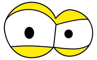 👀 Homer Simpson The Simpsons dibujos animados, ojos, amarillo, animado, simpsons telegram sticker