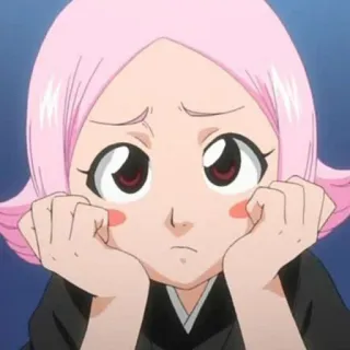 🍥 Yachiru Kusajishi Bleach Anime, Cartoon, Manga, Pinke Haare, Süß, Mädchen telegram sticker