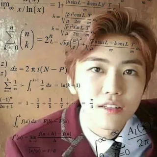 🤯 im x/ln(x)
n
n
z)
z)
(-1)
1
4-0 matemática, equações, kpop, meme, engraçado telegram sticker