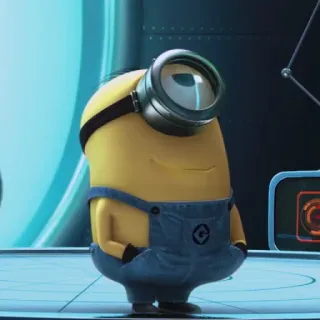 🍌 Minion Despicable Me Minion, kartun, lucu, kuning telegram sticker