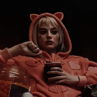 🤡 Harley Quinn Birds of Prey Harley Quinn, Margot Robbie, Birds of Prey, DC Comics, Vilain, Anti-héros telegram sticker