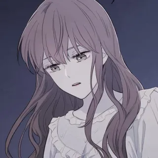 🗞 anime girl, sad, woman, manga, character, pretty whatsapp sticker