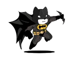 📊 Batman 蝙蝠侠, 超级英雄, 卡通, 漫画, dc漫画 telegram sticker