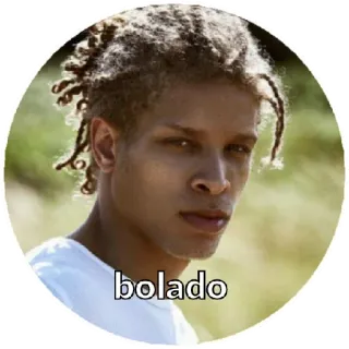 😁 bolado homme, portrait, personne, cinglé whatsapp sticker