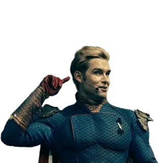 👂 Homelander The Boys Superheld, Bösewicht, Homelander, The Boys, patriotisch telegram sticker