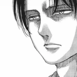 🎵 Levi Ackerman Attack on Titan anime, manga, attack on titan, levi ackerman, character, soldier whatsapp sticker