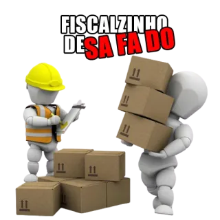 👮‍♀️ FISCALZINHO DE SAFADO inspector, corrupción, construcción, cajas, trabajo, fraude telegram sticker