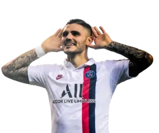 👂 ACCOR LIVE LIMITLESS Mauro Icardi, Football, Paris Saint-Germain, Athlète, Sport telegram sticker