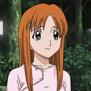 🙁 Orihime Inoue Bleach anime, manga, orihime inoue, bleach, character, girl telegram sticker