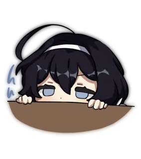 😠 Anime, Desenho animado, Fofo, Garota, Chibi telegram sticker