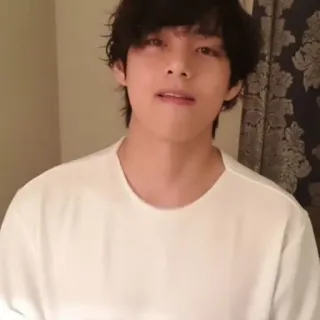 🧸 V BTS, K-Pop, Idole, Célébrité, Coréen, Chanteur, Homme telegram sticker