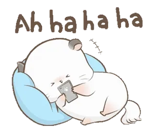 😂 Ah ha ha ha chinchilla, tertawa, telepon, lucu, hewan, senang telegram sticker