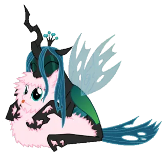 💖 Queen Chrysalis My Little Pony my little pony, królowa chrysalis, kreskówka, naklejka, kucyk telegram sticker