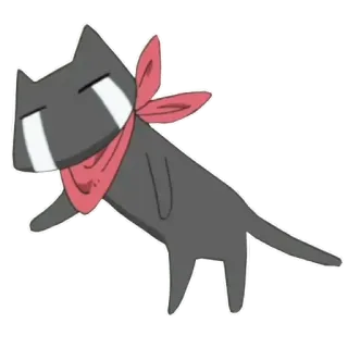 😭 кот, животное, каваи, милый, шарф, мультфильм telegram sticker