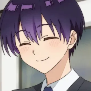 🍪 Anime, Anak laki-laki, Tersenyum, Kartun, Karakter, Manga telegram sticker