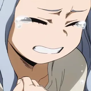 🐚 Eri My Hero Academia Anime, Pleurs, Triste, Eri, My Hero Academia telegram sticker