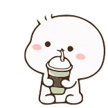 🍷 стикер, мультфильм, милый, напиток, напиток telegram sticker
