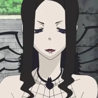 🤧 Arachne Gorgon Soul Eater anime, villain, witch, spider, gorgon telegram sticker