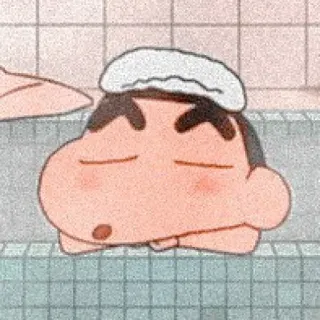 💈 Shin-chan Crayon Shin-chan 애니메이션, 만화, 목욕, 편안한, 캐릭터 whatsapp sticker