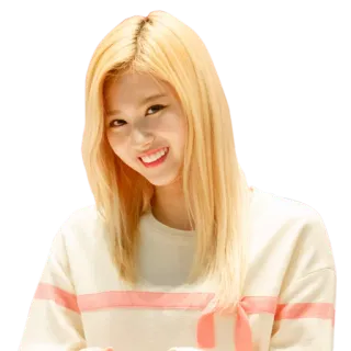 😁 Sana Minatozaki kpop, penyanyi, selebriti, wanita, potret telegram sticker