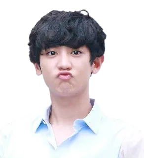 😚 korean pop, idol, asian, man, cute, pout telegram sticker