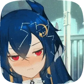 🌙 XXX 애니메이션, 만화, 캐릭터, 아트워크, 일러스트 telegram sticker